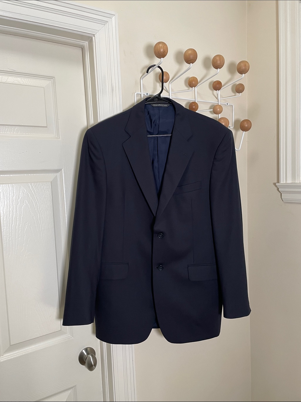Coppley - Wool Preppy Old Money Blazer Jacket - Navy - 34r
